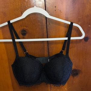 Lightly Lined Black Lace Bra, Victoria’s Secret
